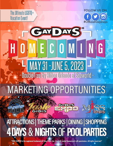Gay Days Orlando Marketing Kit